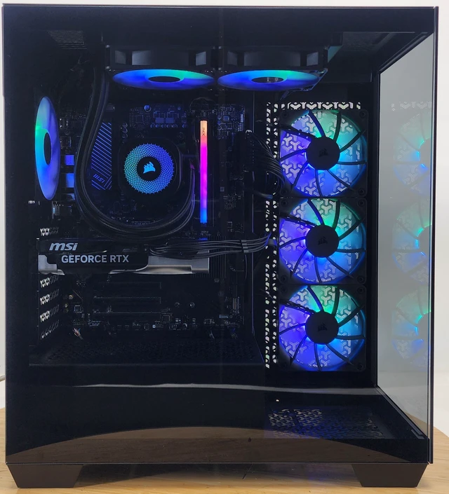 Alt view image 4 of 7 - Gaming PC Ryzen 5 9600X 16GB RAM 1TB SSD RTX 5060 8GB Windows 11 Computer