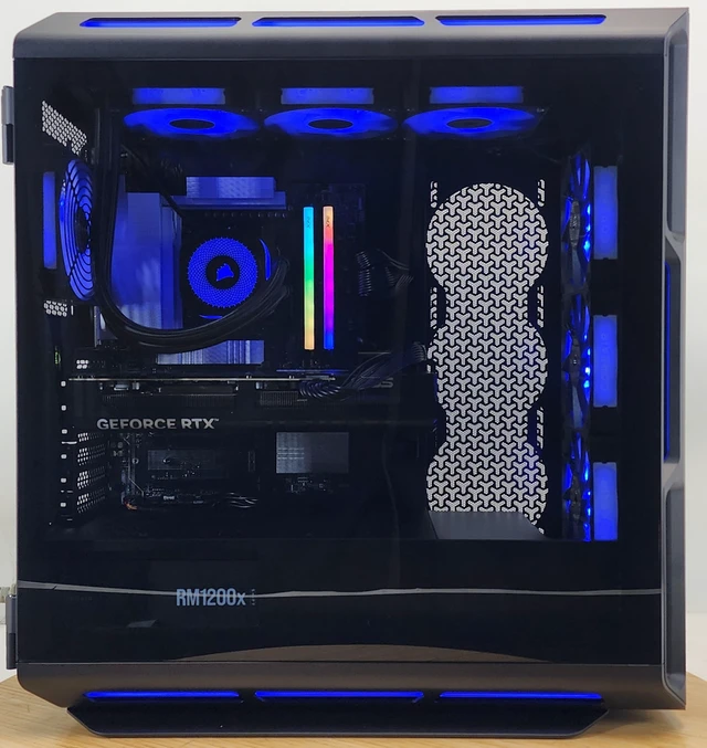 Alt view image 4 of 7 - Gaming PC Ryzen 7 9800X3D 32GB RAM 2TB SSD RTX 5080 16GB Windows 11 Computer