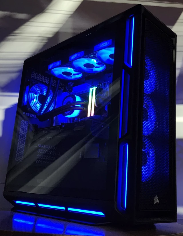 Alt view image 3 of 7 - Gaming PC Ryzen 7 9800X3D 32GB RAM 2TB SSD RTX 5080 16GB Windows 11 Computer