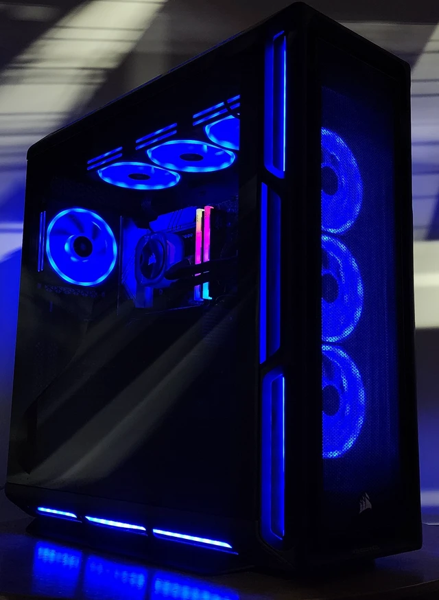 Alt view image 3 of 7 - Gaming PC i9-14900KF 32GB RAM 2TB SSD RTX 5070 12GB Windows 11 Computer