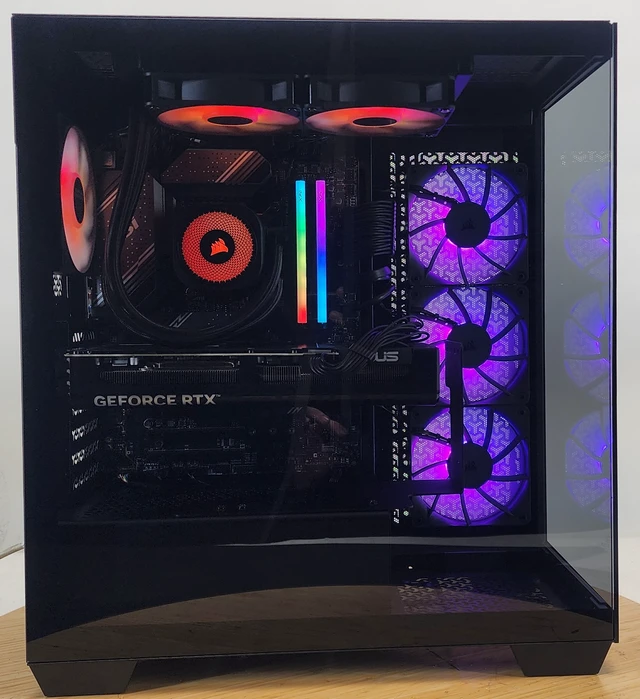 Alt view image 4 of 7 - Gaming PC i9-14900KF 32GB RAM 2TB SSD RTX 5080 16GB Windows 11 Computer