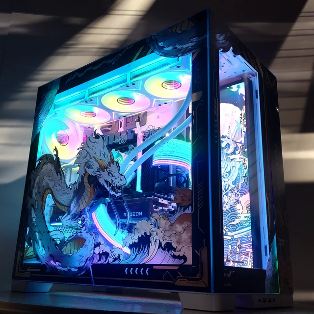 Alt view image 3 of 7 - Gaming PC Ryzen 7 9700X 16GB RAM 1TB SSD RX 9070 16GB Windows 11 Computer