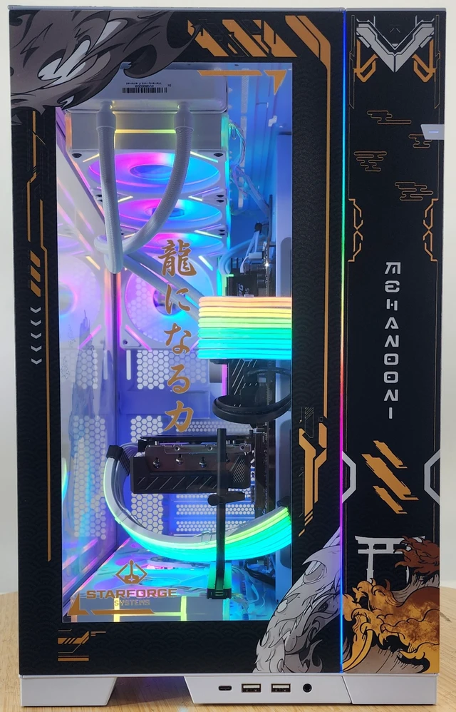 Alt view image 5 of 7 - Gaming PC Ryzen 7 9700X 16GB RAM 1TB SSD RX 9070 16GB Windows 11 Computer