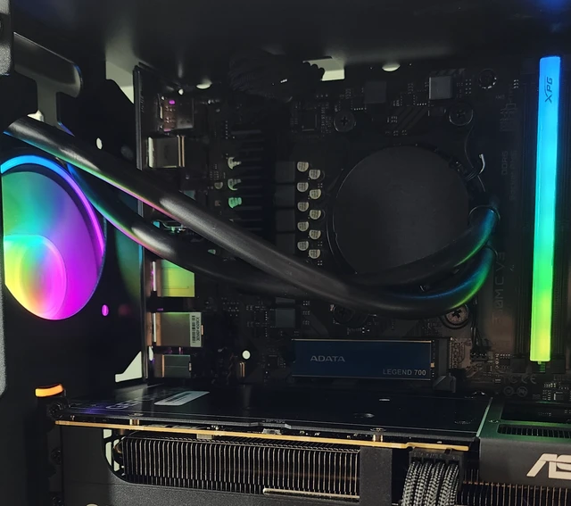 Alt view image 2 of 7 - Gaming PC Ryzen 7 9700X 16GB RAM 1TB SSD RTX 5060 8GB Windows 11 Computer