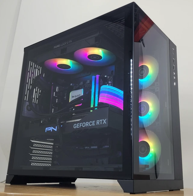 Main image of Gaming PC Ryzen 7 9800X3D 32GB RAM 1TB SSD RTX 4080 SUPER 16GB Win11 Computer
