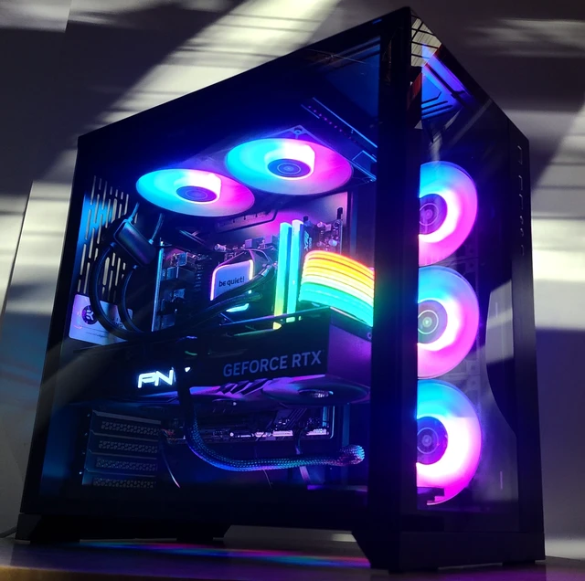 Alt view image 3 of 7 - Gaming PC Ryzen 7 9800X3D 32GB RAM 1TB SSD RTX 4080 SUPER 16GB Win11 Computer