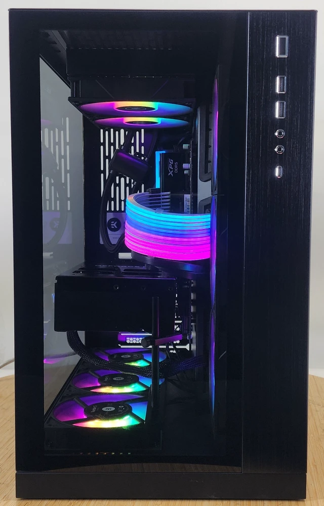 Alt view image 5 of 7 - Gaming PC Ryzen 7 9800X3D 32GB RAM 1TB SSD RTX 4080 SUPER 16GB Win11 Computer
