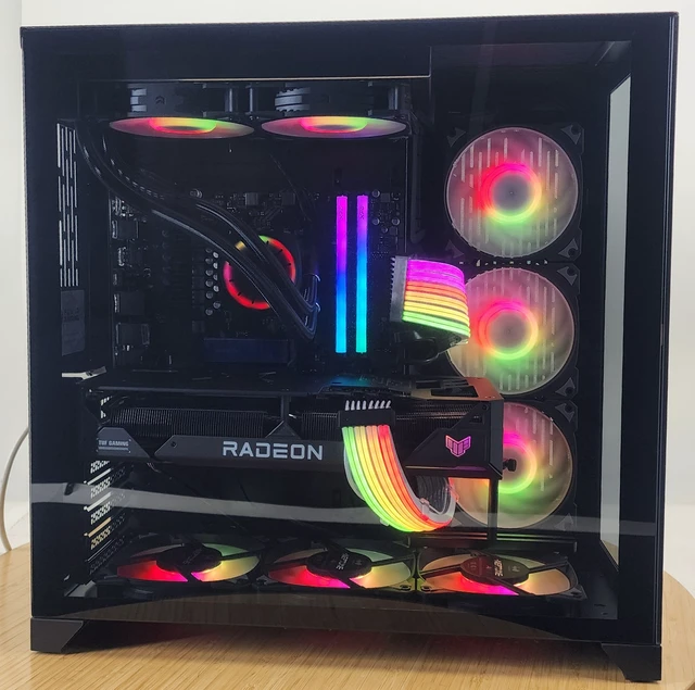 Alt view image 4 of 7 - Gaming PC Ryzen 7 7800X3D 32GB RAM 1TB SSD RX 7800 XT 16GB Win11 Computer