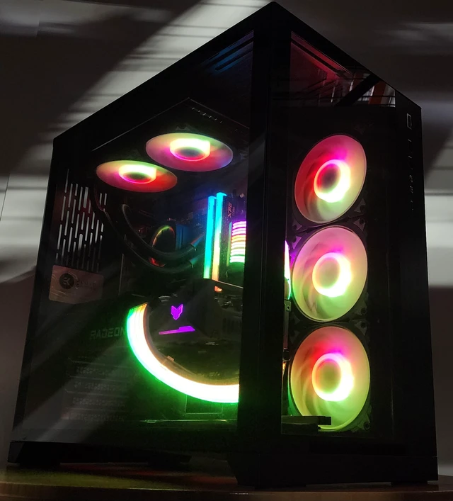 Alt view image 3 of 7 - Gaming PC Ryzen 7 7800X3D 32GB RAM 1TB SSD RX 7800 XT 16GB Win11 Computer