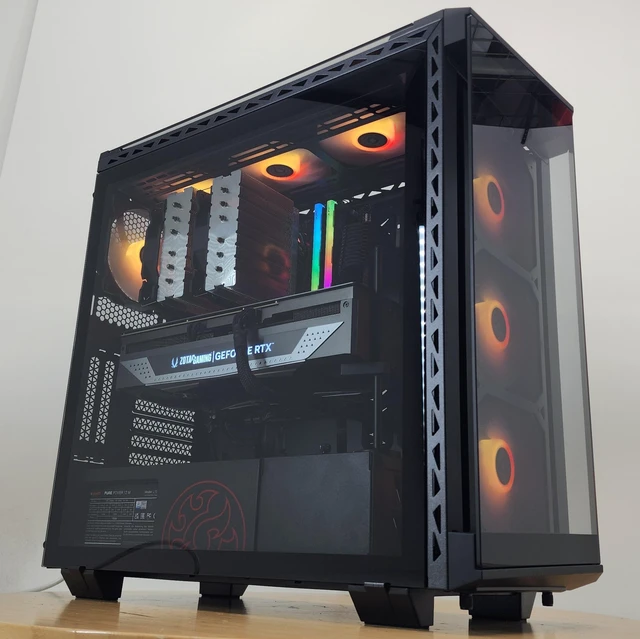 Main image of Gaming PC Ryzen 7 7700X 32GB RAM 1TB SSD RTX 4070 Ti SUPER 16GB Win11 Computer