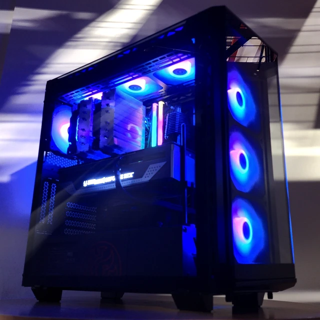 Alt view image 3 of 7 - Gaming PC Ryzen 7 7700X 32GB RAM 1TB SSD RTX 4070 Ti SUPER 16GB Win11 Computer