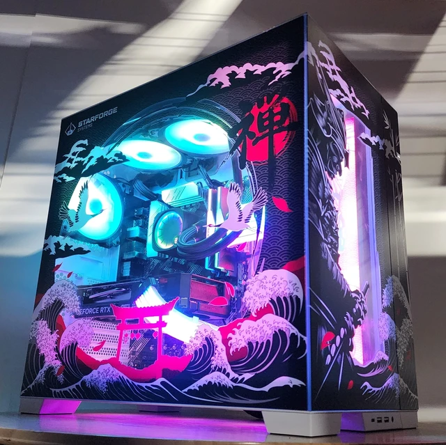 Alt view image 3 of 7 - Gaming PC Ryzen 7 5700 32GB RAM 1TB SSD RTX 5060 Ti 16GB Windows 11 Computer