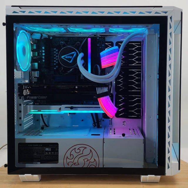 Alt view image 4 of 7 - Gaming PC Ryzen 7 9700X 16GB RAM 1TB SSD RX 7800 XT 16GB Windows 11 Computer