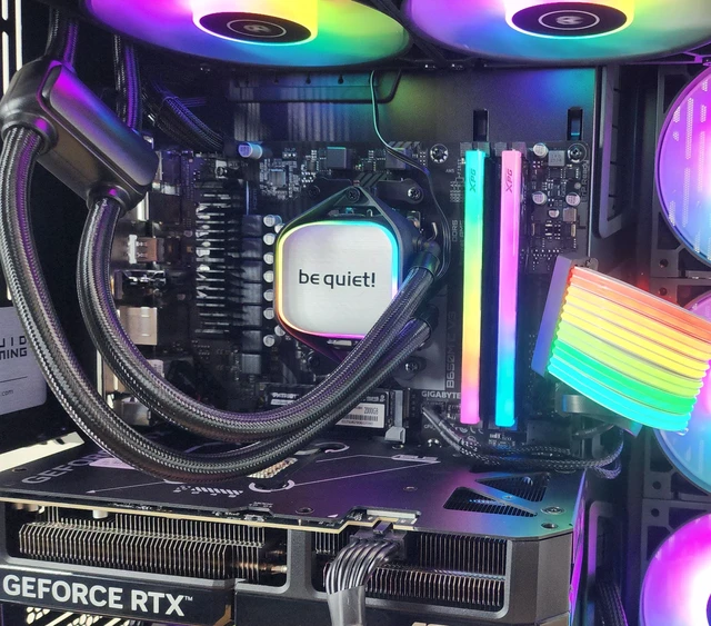Alt view image 2 of 7 - Gaming PC Ryzen 9 9950X3D 32GB RAM 2TB SSD RTX 5070 12GB Windows 11 Computer