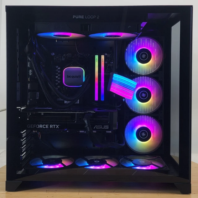 Alt view image 4 of 7 - Gaming PC Ryzen 9 9950X3D 32GB RAM 2TB SSD RTX 5070 12GB Windows 11 Computer