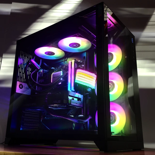 Alt view image 3 of 7 - Gaming PC Ryzen 9 9950X3D 32GB RAM 2TB SSD RTX 5070 12GB Windows 11 Computer