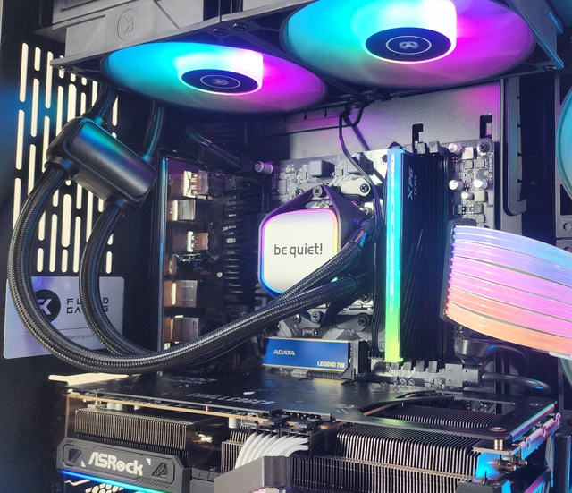 Alt view image 2 of 7 - Gaming PC Ryzen 5 9600X 16GB RAM 1TB SSD RX 9070 16GB Windows 11 Computer