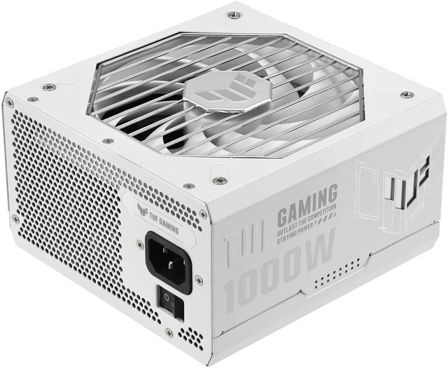 Main image of ASUS TUF Gaming 1000G White Edition 1000W 80+ Gold Fully Modular Power Supply