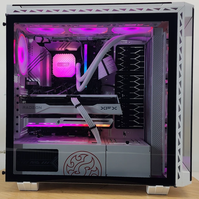 Alt view image 4 of 7 - Gaming PC i9-13900K 16GB RAM 1TB SSD RX 9060 XT 16GB Windows 11 Computer