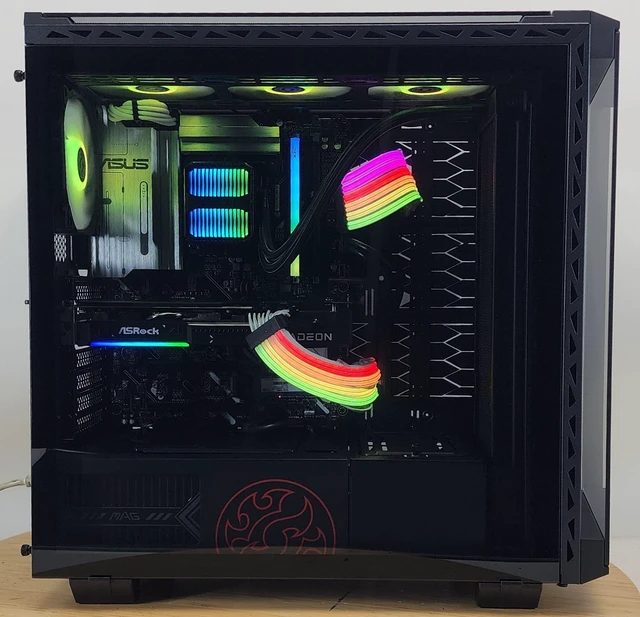 Alt view image 4 of 7 - Gaming PC Ultra 7 265KF 16GB RAM 1TB SSD RX 9060 8GB Windows 11 Computer