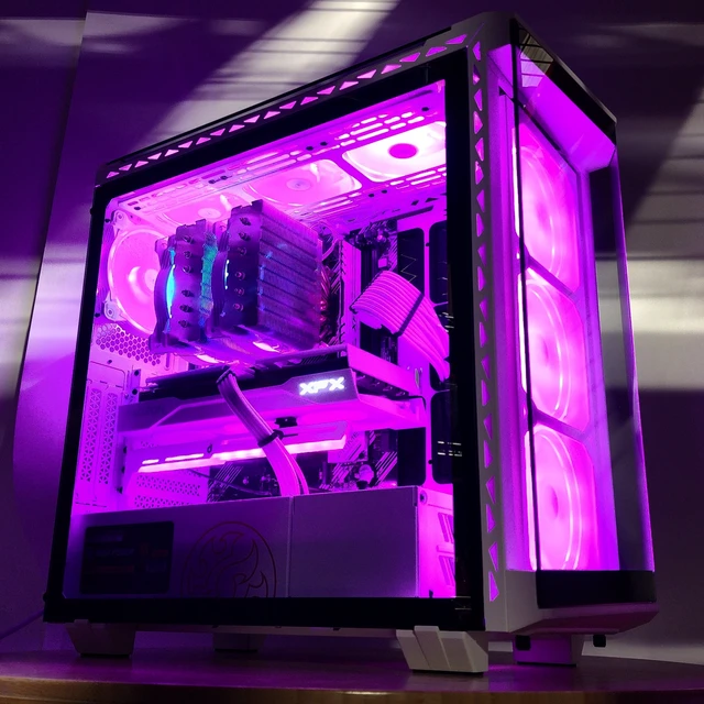 Alt view image 3 of 7 - Gaming PC Ryzen 7 5800X 16GB RAM 1TB SSD RX 9060 XT 16GB Windows 11 Computer
