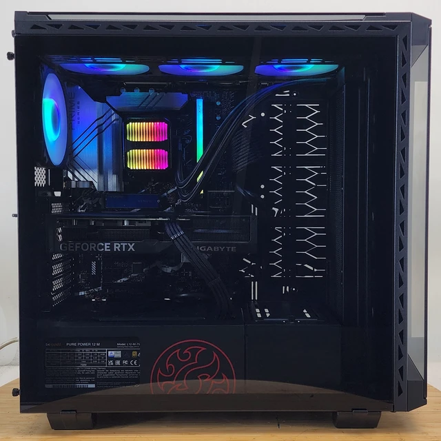 Alt view image 4 of 7 - Gaming PC i7-13700KF 16GB RAM 1TB SSD RTX 4070 12GB Windows 11 Computer