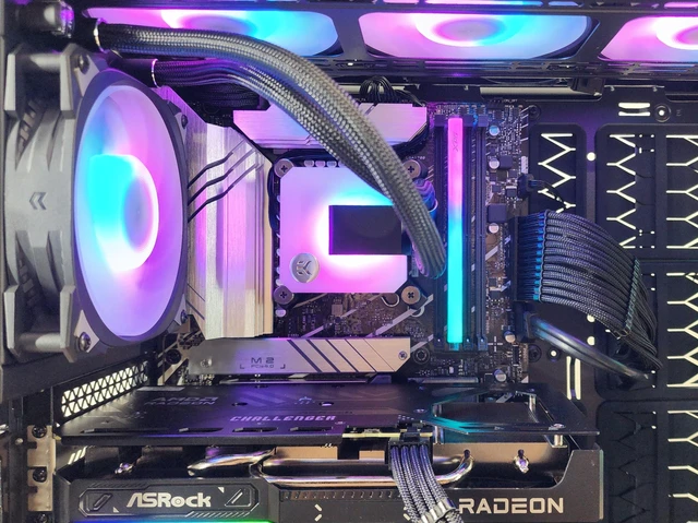 Alt view image 2 of 7 - Gaming PC i5-13400F 16GB RAM 500GB SSD RX 9060 8GB Windows 11 Computer