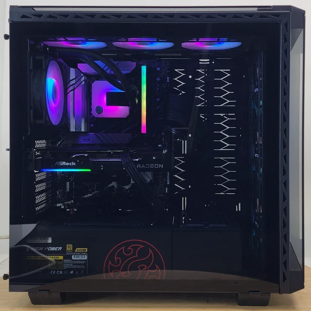 Alt view image 4 of 7 - Gaming PC i5-13400F 16GB RAM 500GB SSD RX 9060 8GB Windows 11 Computer