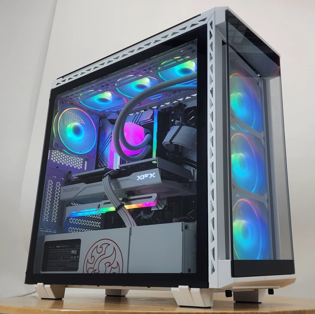 Main image of Gaming PC i7-13700KF 16GB RAM 1TB SSD RX 9060 XT 16GB Windows 11 Computer