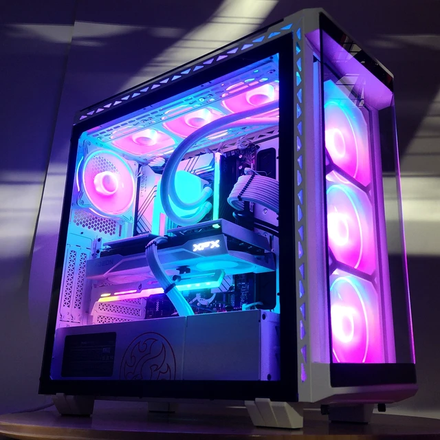 Alt view image 3 of 7 - Gaming PC i7-13700KF 16GB RAM 1TB SSD RX 9060 XT 16GB Windows 11 Computer