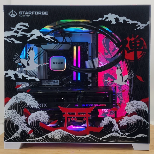 Alt view image 4 of 7 - Gaming PC i9-14900KF 32GB RAM 1TB SSD RTX 4070 Ti 12GB Windows 11 Computer