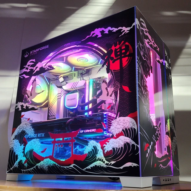 Alt view image 3 of 7 - Gaming PC i9-14900KF 32GB RAM 1TB SSD RTX 4070 Ti 12GB Windows 11 Computer