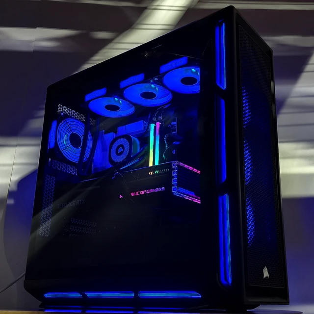 Alt view image 3 of 7 - Gaming PC Ultra 9 285K 32GB RAM 2TB SSD RTX 4080 16GB Windows 11 Computer