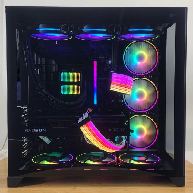 Alt view image 4 of 7 - Gaming PC Ryzen 9 7950X 16GB RAM 1TB SSD RX 9060 XT 16GB Windows 11 Computer
