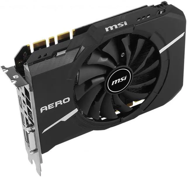 Alt view image 3 of 4 - MSI GeForce GTX 1070 AERO OC 8GB GDDR5 GTX 1070 AERO ITX 8G OC Video Graphic Card GPU
