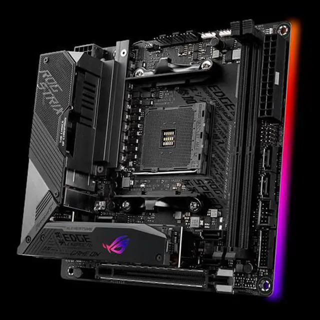 Alt view image 2 of 4 - ASUS ROG STRIX X570-I GAMING AMD Socket X570 AM4 Mini-ITX M.2 Desktop Motherboard A