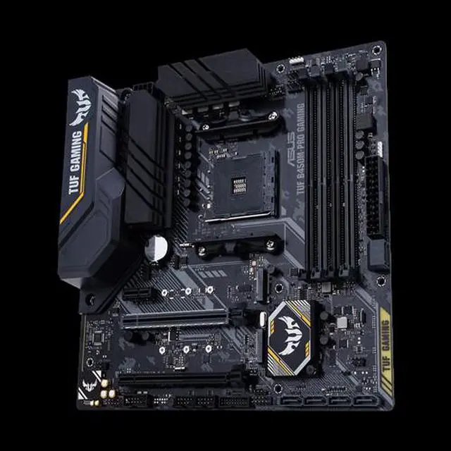 Alt view image 4 of 5 - ASUS TUF B450M-PRO GAMING AMD Socket B450 AM4 MicroATX M.2 Desktop Motherboard B
