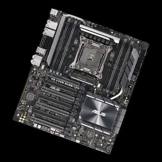 Alt view image 4 of 5 - ASUS WS X299 SAGE 10G Intel X299 2066 LGA CEB M.2 Desktop Motherboard B
