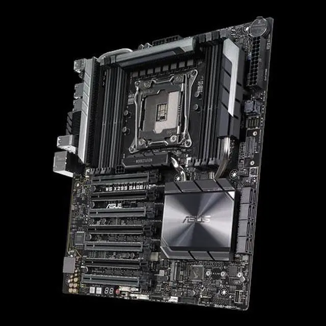 Main image of ASUS WS X299 SAGE 10G Intel X299 2066 LGA CEB M.2 Desktop Motherboard B