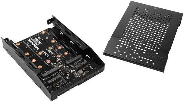 Alt view image 4 of 6 - ASUS Hyper Express M.2/mSATA Enclosure 10Gb/s Interface Hardware RAID Controller
