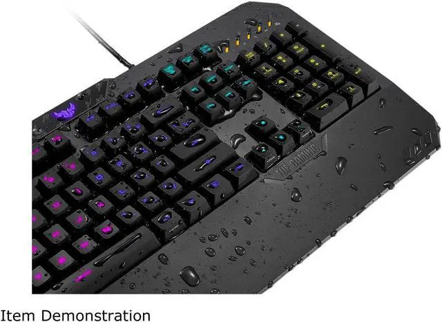 Alt view image 3 of 3 - ASUS RA02 TUF Gaming K5 Mechanical RGB Gaming Keyboard Aura Sync RGB Lighting
