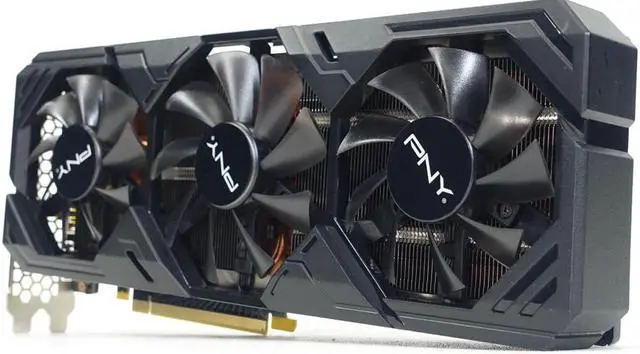 Alt view image 4 of 4 - PNY GeForce 2070 Super 8GB Triple Fan GDDR6 Video Graphics Card GPU