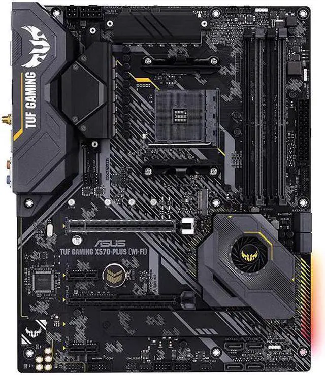 Alt view image 2 of 4 - ASUS TUF GAMING X570-PLUS WI-FI AMD Socket X570 AM4 ATX M.2 Desktop Motherboard A