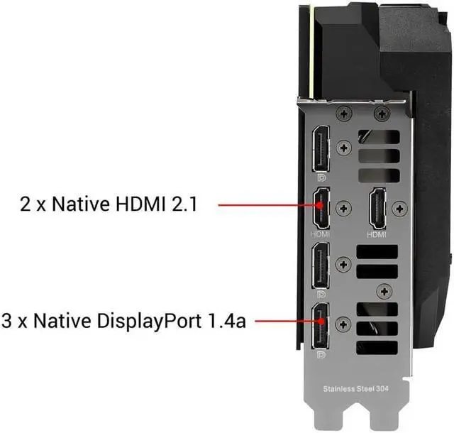 Alt view image 4 of 4 - ASUS GeForce RTX 3070 ROG STRIX GAMING 8GB GDDR6 Video Graphics Card GPU