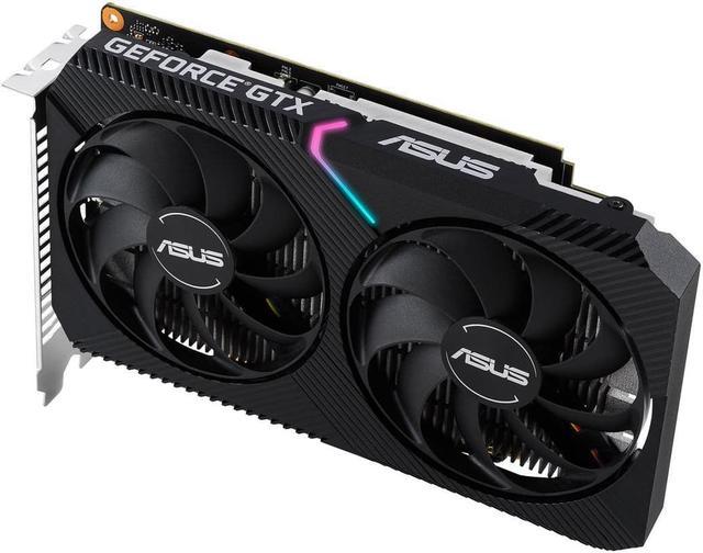 Refurbished: ASUS GeForce DUAL GTX 1650 4GB Mini OC GDDR6 Video