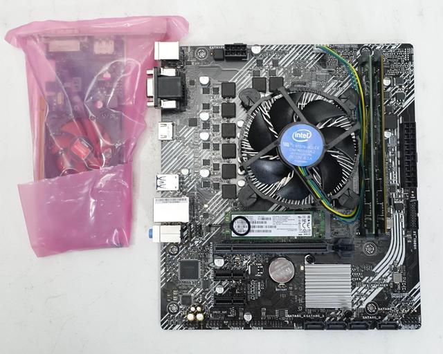 i3-10100F Prime H410M-E 16GB 240GB M.2 GT1030 2GB Motherboard CPU RAM SSD  Bundle