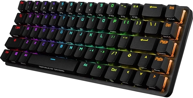 Alt view image 2 of 3 - ASUS ROG Falchion NX 65% Mechanical Keyboard - ROG NX Red