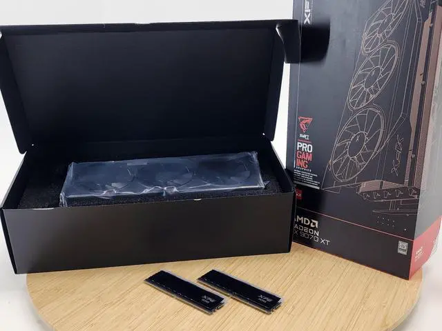 Alt view image 4 of 4 - XFX AMD Radeon RX 9070 XT 16GB Swift RX-97TSWF3B9 + 32GB DDR5 Memory Bundle