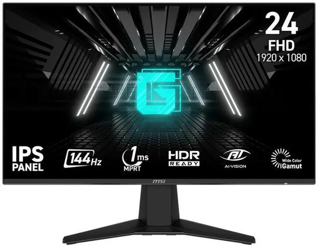 Alt view image 4 of 4 - MSI 24" (23.8" Viewable) 144 Hz IPS FHD Gaming Monitor AMD Adaptive Sync G242L E14
