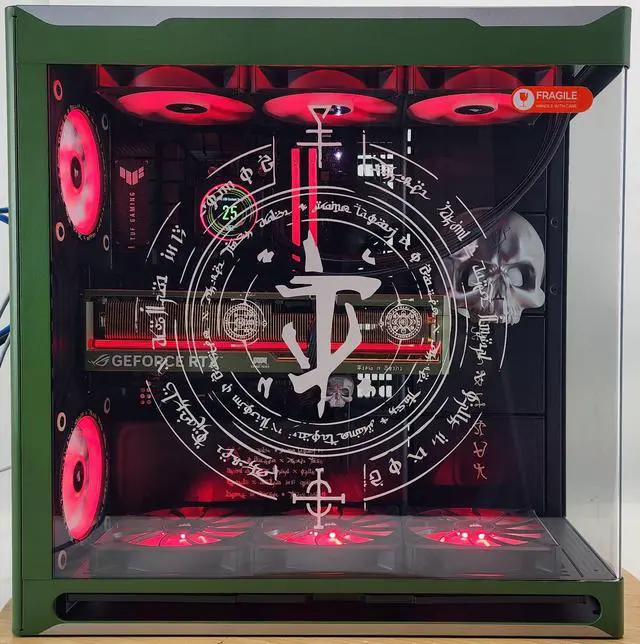 Alt view image 5 of 7 - Gaming PC Ryzen 7 9800X3D 32GB RAM 2TB SSD RTX 5080 16GB Windows 11 PC